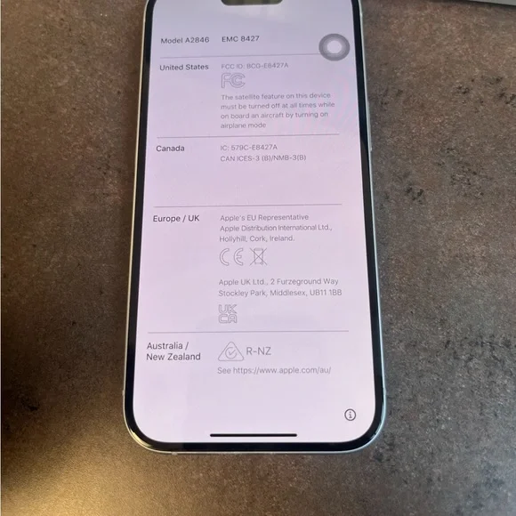 Apple iPhone - Silver and Black